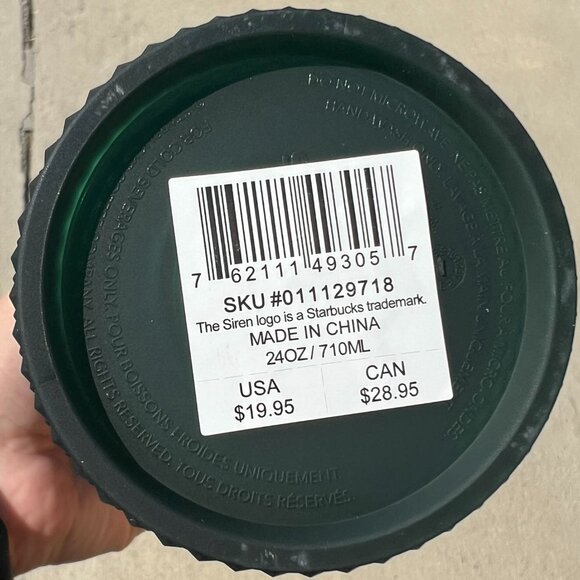 Starbucks Venti Soft-Matte Studded Green Tumbler Cold Cup - NWT - Picture 6 of 7